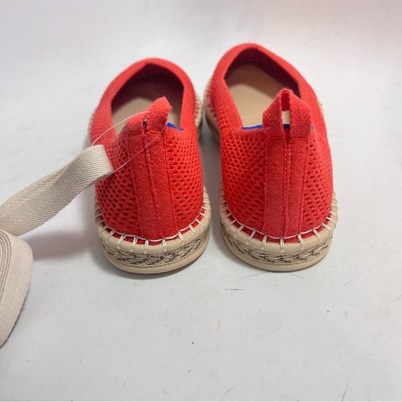 Rothy's The Espadrille Flats Red Hot Size 9 NEW - Picture 6 of 14